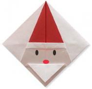 折纸圣诞老人 圣诞老人的折纸方法