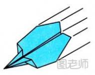简易折纸飞机图解 幼儿手工折纸教程