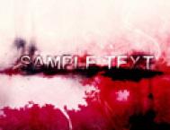 Photoshop制作染满鲜血风格的文字