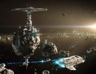 3DMAX模仿地心引力制作太空空间站