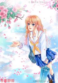 Painter手绘青春类动漫女孩:雨后