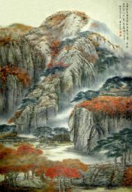 关东石匠国画作品