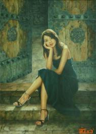 卞京明人物油画作品