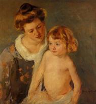 美国玛丽·史帝文森·卡萨特（Mary Stevenson Cassatt）油画作品一