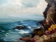 保加利亚画家Lyubomir Kolarov刀画作品