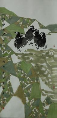 李开能国画花鸟作品欣赏