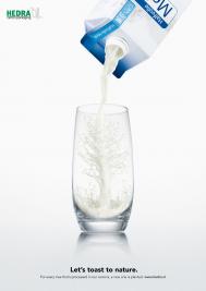 Hedra广告设计：Let’s toast to nature