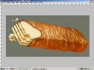 用Photoshop制作巧克力威化饼