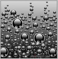 PS制作黑色小水泡