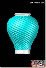 AutoCAD三维建模教程：通过陶罐实例讲解螺旋体的制作方法(6)教程