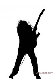 PS制作动感摇滚音乐招贴画