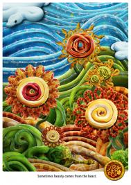 漂亮！用蛇堆出来的平面视觉广告[3P]