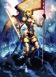 负伤的龙骑士 Gonzalo Ordonez Arias插画作品