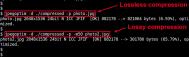 Linux系统下在命令行中压缩JPEG图像的方法