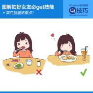 美白显瘦抓重点 图解拍好女友必get技能