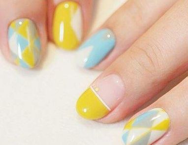 【图】线条格子美甲 初学者也能轻松掌握的美甲教程