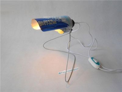 易拉罐台灯制作方法 独特的易拉罐台灯