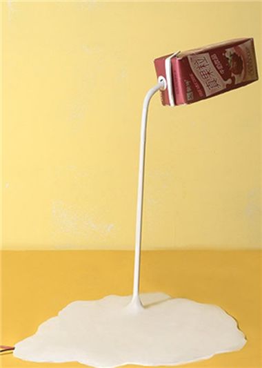 牛奶盒DIY制作创意台灯