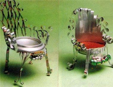 【变废为宝】教你制作一个易拉罐椅子