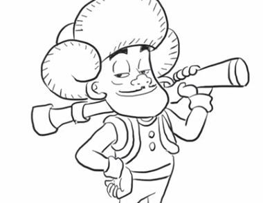 光头强简笔画教程