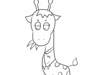 吃草的小鹿怎么画 吃草的小鹿简笔画教程