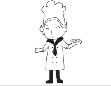 年轻的厨师简笔画教学 年轻的厨师怎么画