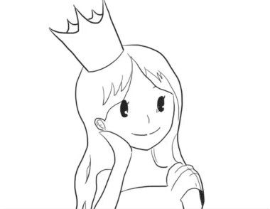 王后简笔画教程 王后怎么画