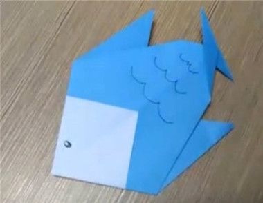 比目鱼怎么折 比目鱼的折纸教程
