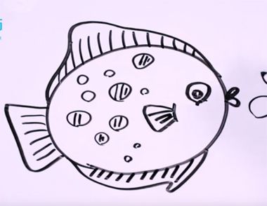 可爱的石斑鱼的画法 石斑鱼怎么画