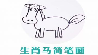 生肖马简笔画 生肖马简笔画怎么画