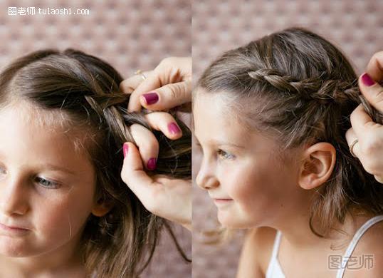 小公主发型图片 儿童发型扎法图解图片