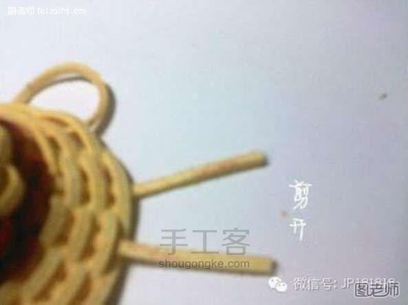 路飞的草帽手工编织制作教程 第18步