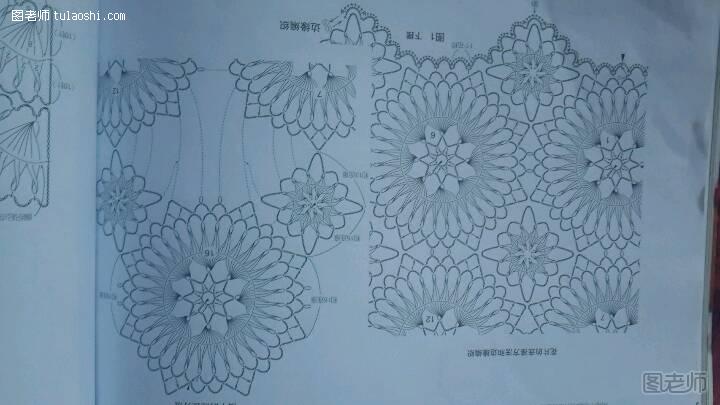 手工编织教程 发卡蕾丝花片套头衫