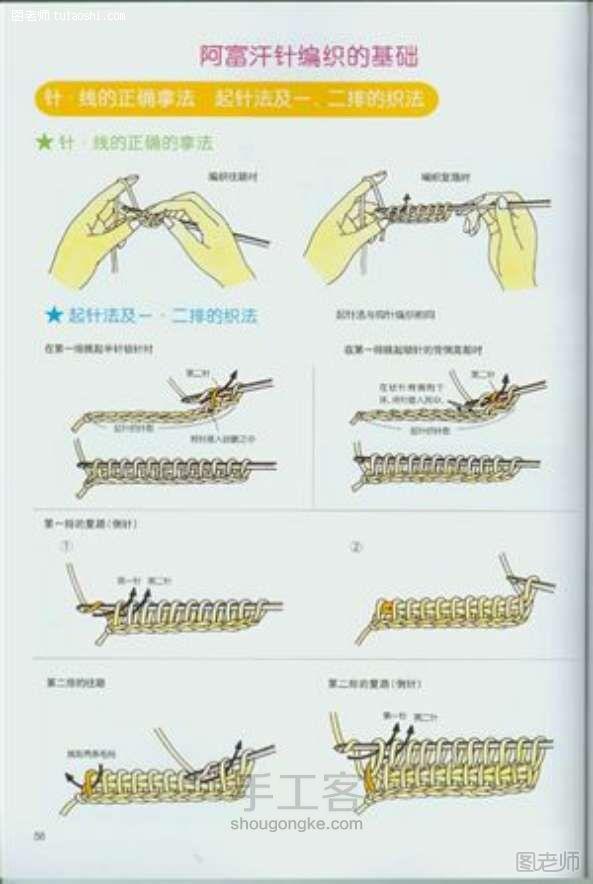 【图】diy编织教程 钩针入门基础 ——想学就进来看看吧