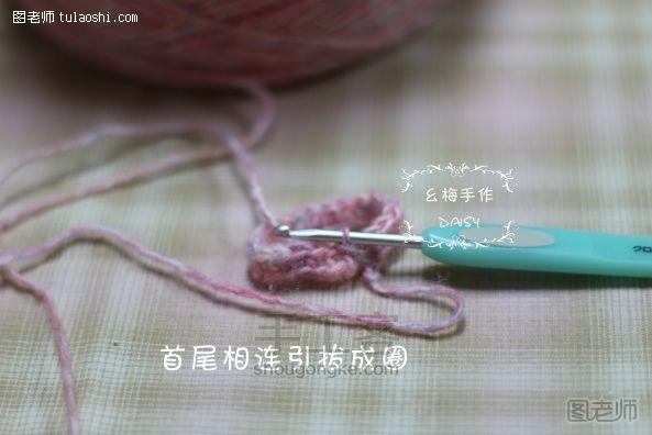 【图文】手工编织教程 钩针发饰教程一——甜美蝴蝶结