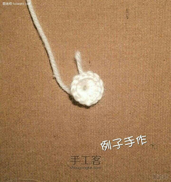 手工编织图解教程 可爱花朵小女孩BB夹