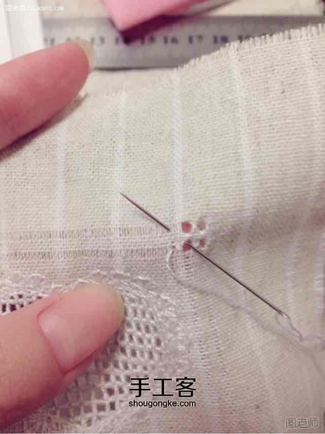 diy编织教程【图文】 最詳細的抽線刺繡針法教程「針插」