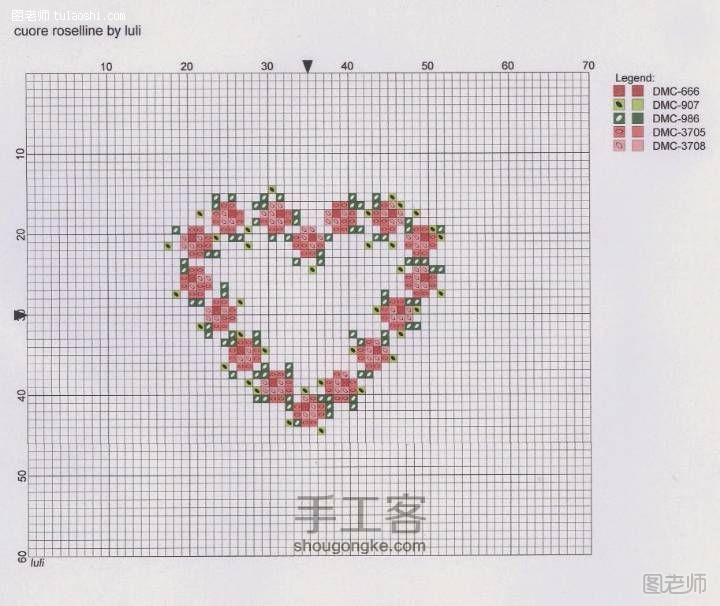 手工编织图解教程 风吟-纯静Luli意大利十字绣