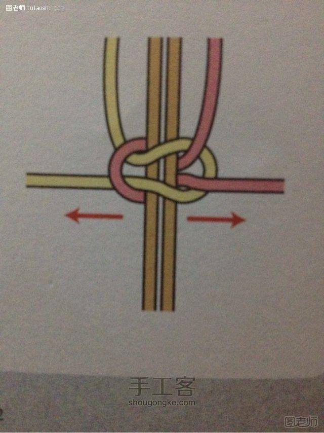 手工编织图片教程 斜卷系手链制作教程