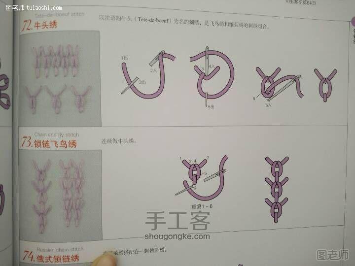 【图】编织diy教程 棉麻刺绣束口袋制作教程