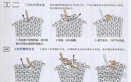 手工编织图片教程 棒针千叶花