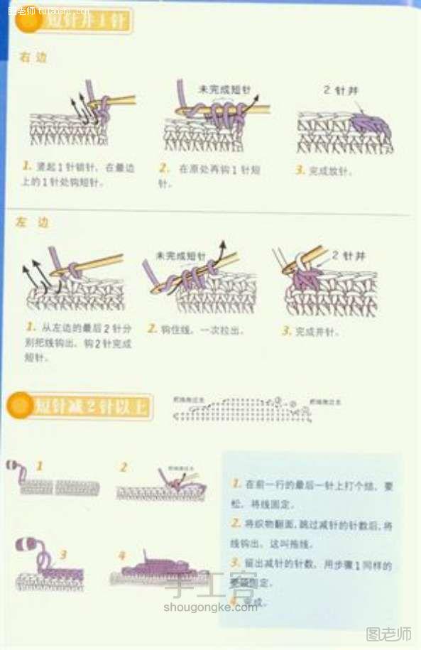 【图】diy编织教程 钩针入门基础 ——想学就进来看看吧