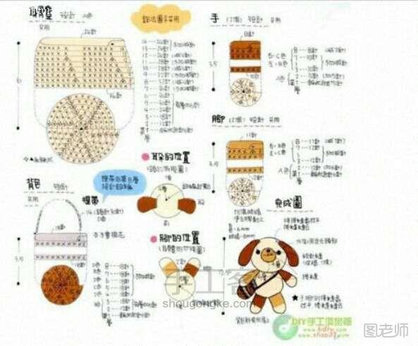 diy编织教程 各种小玩偶