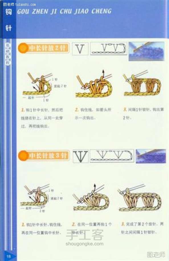 【图】diy编织教程 钩针入门基础 ——想学就进来看看吧