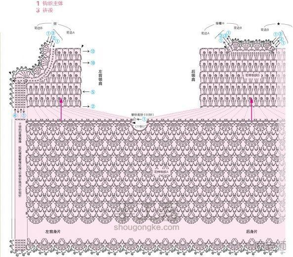 编织diy教程【图文】 庆典礼服裙、婴儿裙