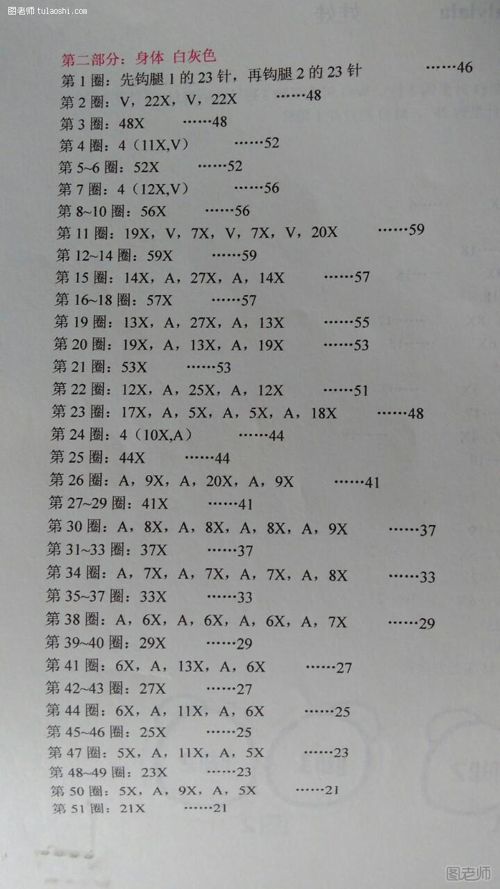 手工编织教程 lalylala袋鼠装娃娃