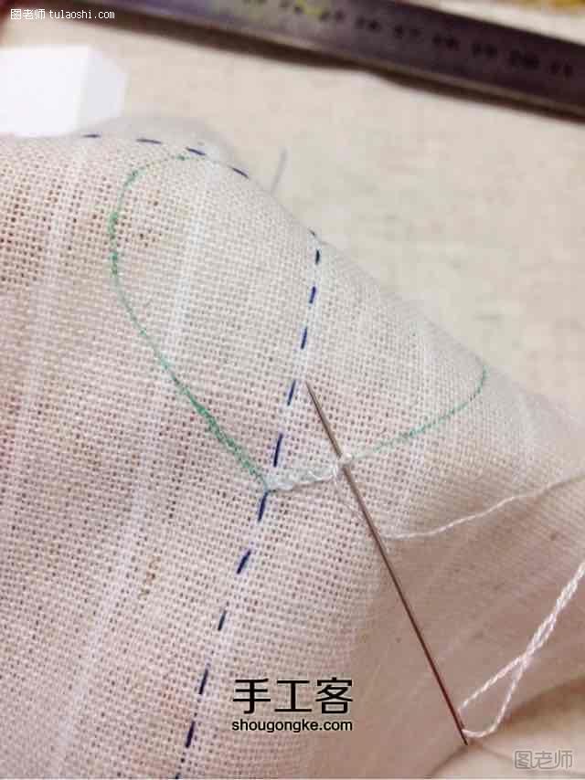 diy编织教程【图文】 最詳細的抽線刺繡針法教程「針插」