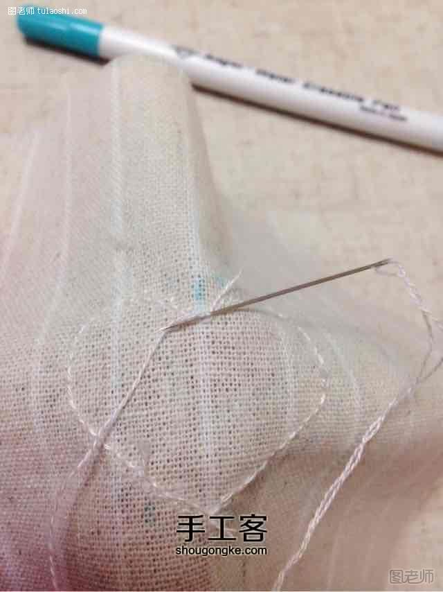 diy编织教程【图文】 最詳細的抽線刺繡針法教程「針插」