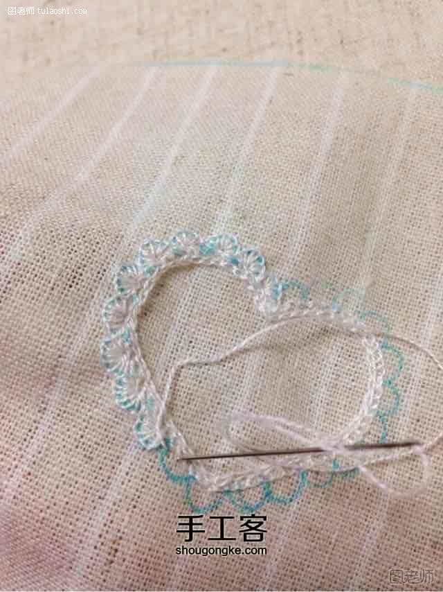 diy编织教程【图文】 最詳細的抽線刺繡針法教程「針插」