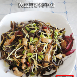 【图】菜黄豆芽炒海带|菜黄豆芽炒海带如何做